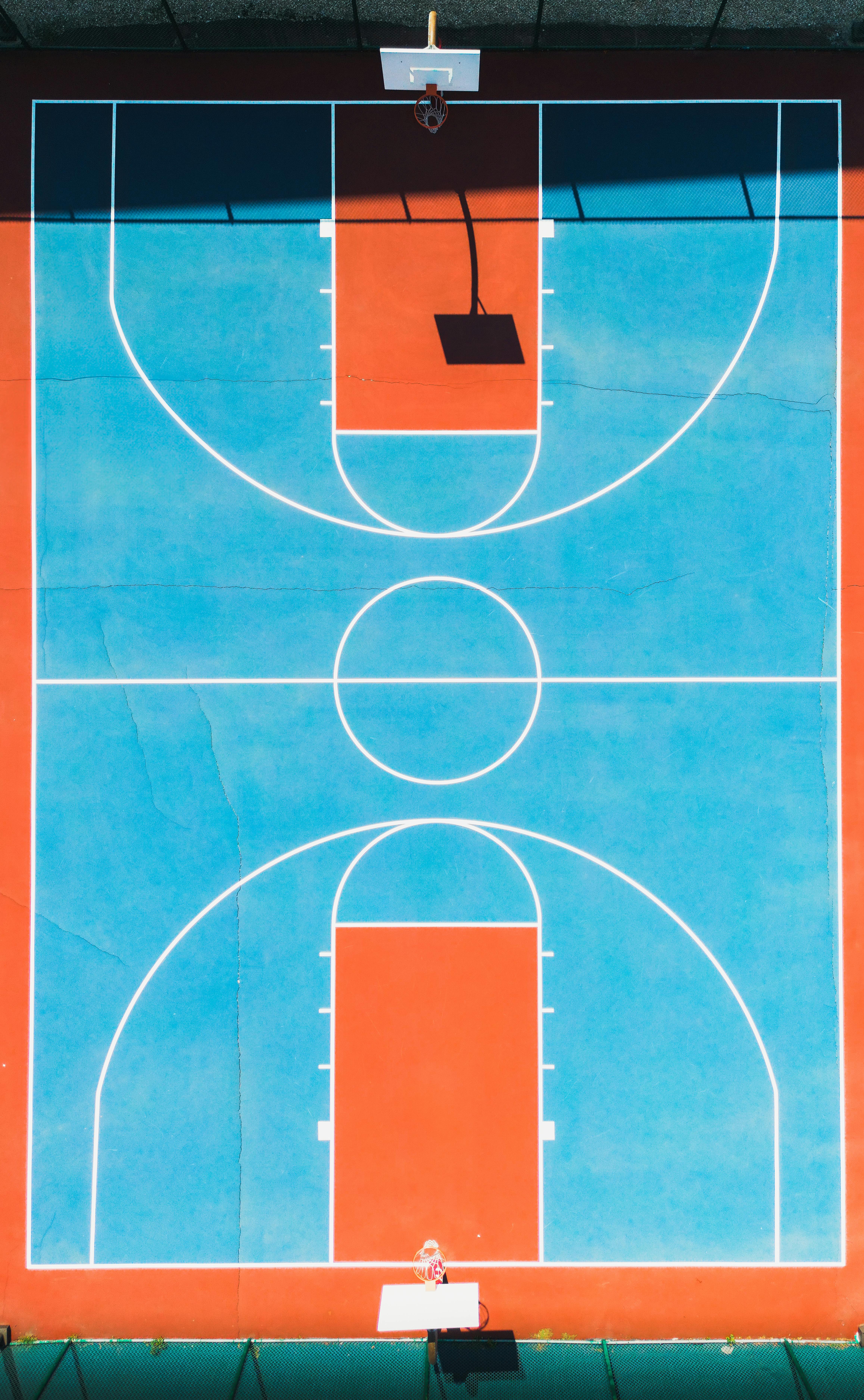 Professional basketball court surfacing by Xio Construction